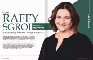 Photo of a magazine page about Raffy